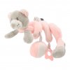 Hračka na postieľku Špirála Baby Mix medveď rúžový