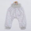 2-dielna dojčenská bavlnená súprava New Baby Happy Flower sivá