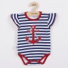 Dievčenské body s krátkym rukávom New Baby Marine