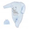 Dojčenský overal s čiapočkou Koala Angel modrý
