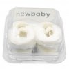 Dojčenské zimné semiškové capačky New Baby 0-3 m béžové