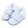 Dojčenské zimné capačky New Baby modré 3-6 m