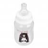 Fľaša s obrázkom Akuku 125 ml medveď biela