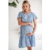 Tehotenské a dojčiace šaty Lovely Dress milk & love modrá
