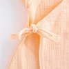 Letné dojčenské mušelínové šaty New Baby Leny peach