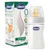 Dojčenská fľaša Chicco Nature Glass - SKLO 150 ml kaučuk