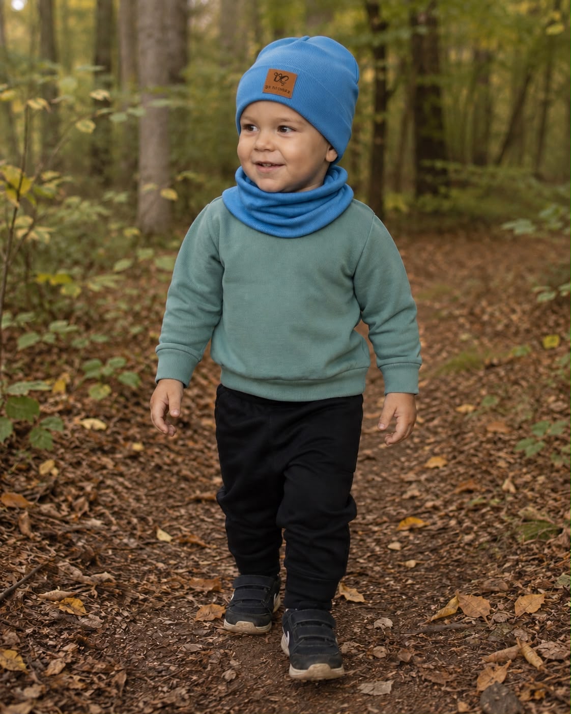 Dětský nákrčník z žebrovaného úpletu Baby-Smile