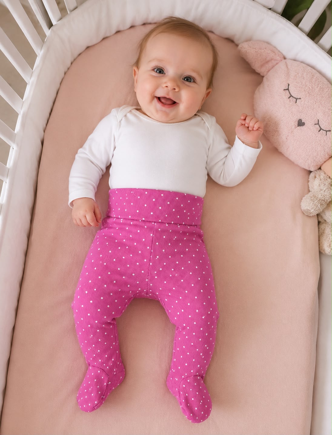 Dětské polodupačky z žebrovaného úpletu Baby-Smile