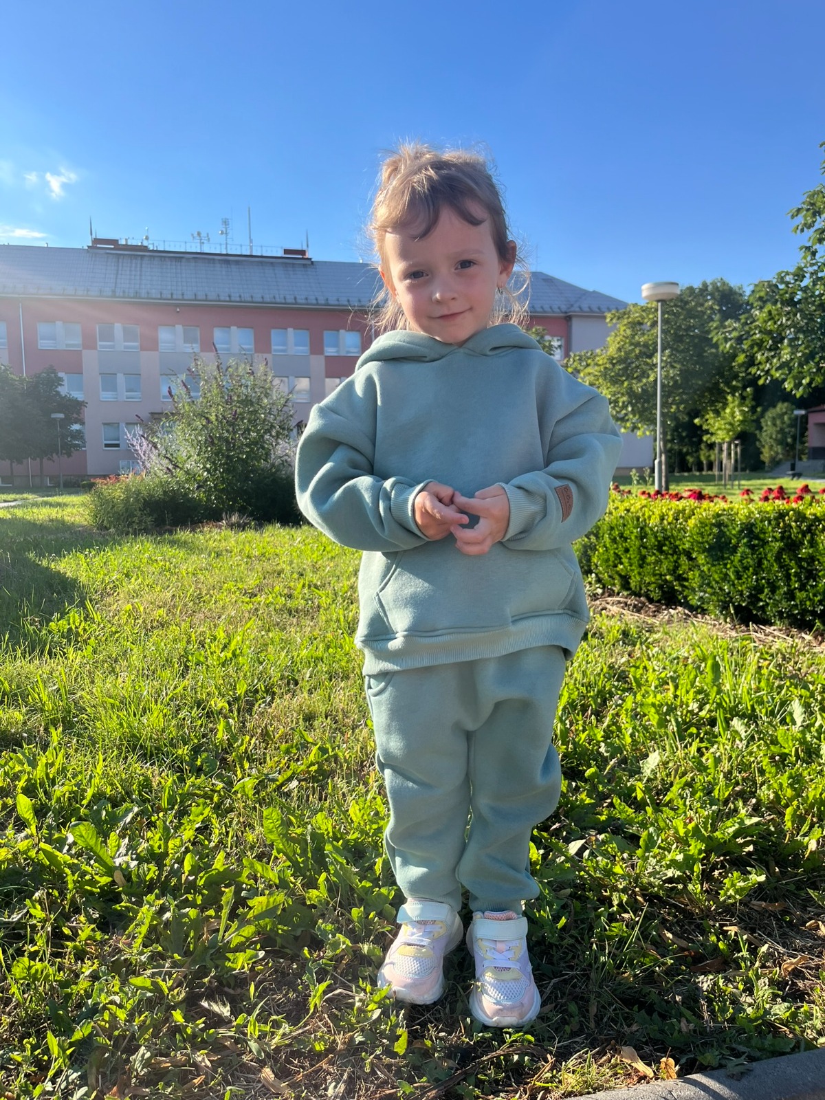 Dětské zateplené baggy tepláčky Baby-Smile