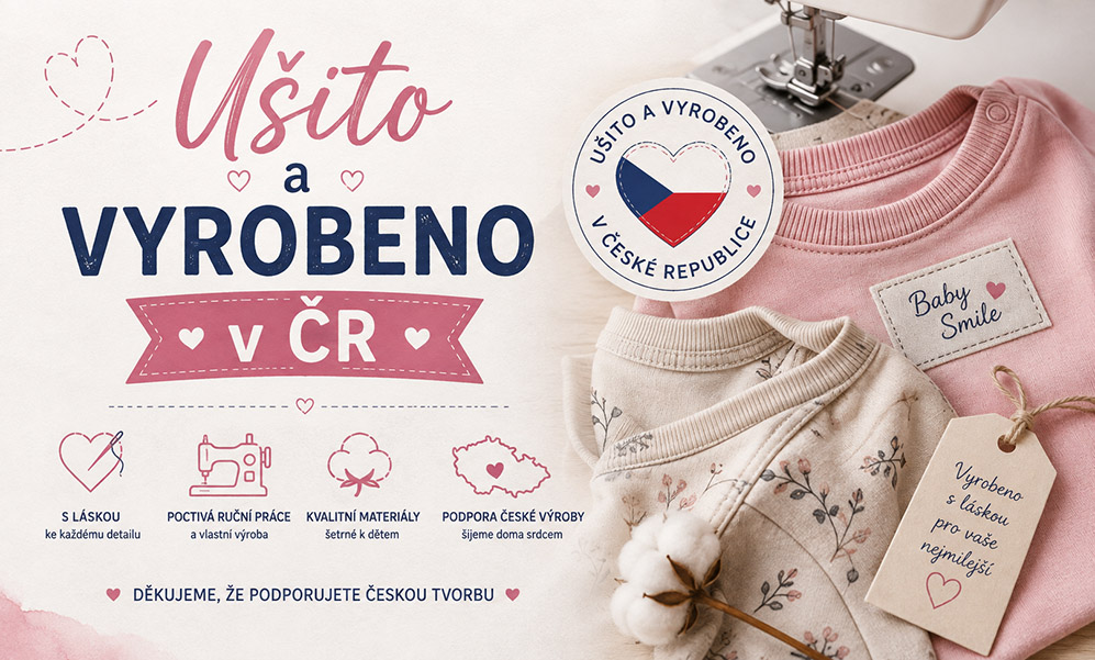 Baby-Smile – ušito a vyrobeno v České republice