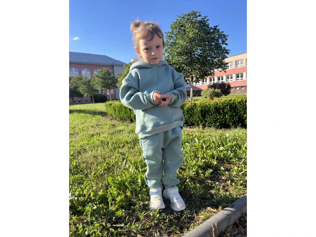 Zateplená dětská tepláková souprava Baby-Smile
