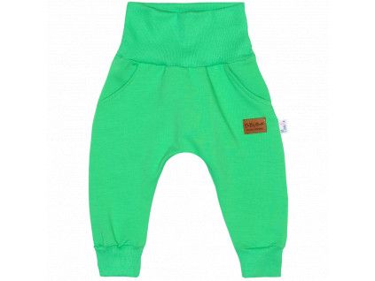 Tepláčky Baggy Basic - zelené (Velikost 98)
