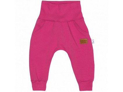 Tepláčky Baggy Basic - fuchsie