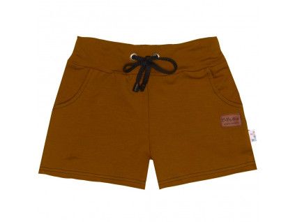 Kraťasy - Basic hnědé (Velikost 98)