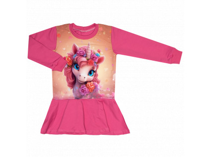 Mikinošaty bez kapuce Unicorn