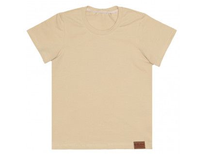 Tričko Basic - Béžová (Velikost 98)