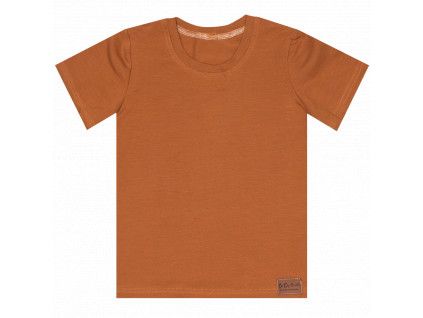 Tričko Basic - Hnědá (Velikost 98)