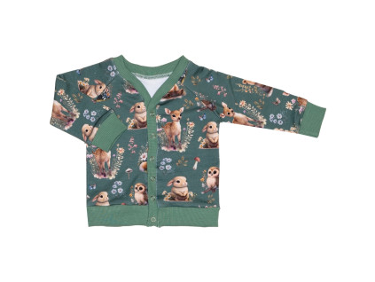 Kojenecký kabátek - Lesní zvířátka