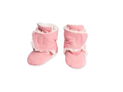 Capáčky Basic - Starorůžová s beránkem (Velikost Newborn)