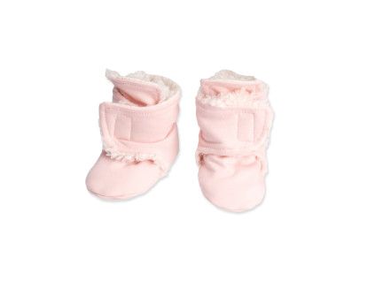 Capáčky Basic - Světle růžová s beránkem (Velikost Newborn)