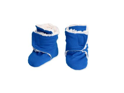 Capáčky Basic - Modrá s beránkem (Velikost Newborn)