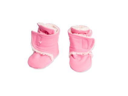 Capáčky Basic - Růžová s beránkem (Velikost Newborn)