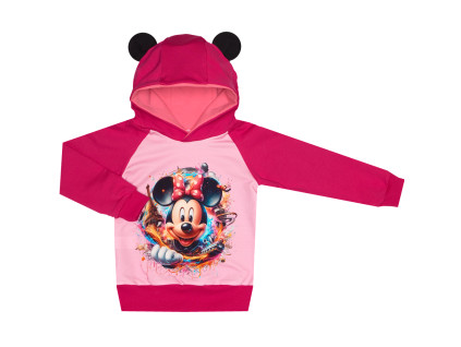 Mikina s kapucí ouška - Minnie