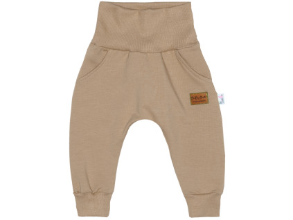 Tepláčky Baggy Basic - kávové - skladem