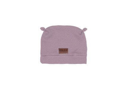 Čepička s oušky VAFLE - Světle fialová