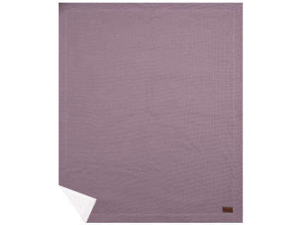 Deka VAFLE - Světle fialová s fleecem