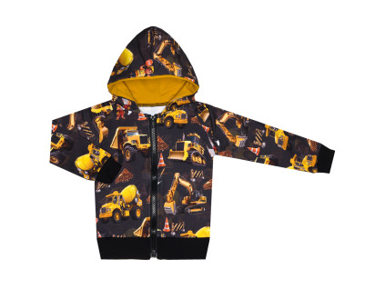 Mikina na zip - Šéf na stavbě