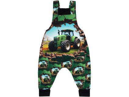 Rostoucí lacláčky - Traktory zelené