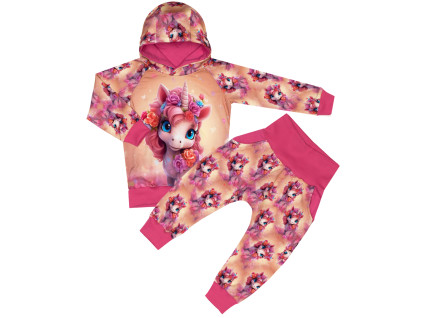 Tepláková souprava - Unicorni (kapuca)