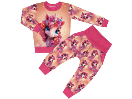 Tepláková souprava - Unicorni (bez kapuce)