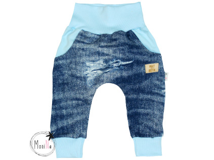 Tepláčky Baggy - Jeans Medvídek BOY " cool=hustý "