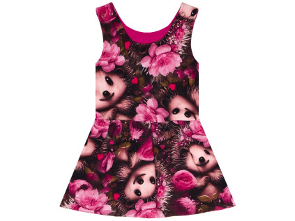 Laclové šatičky - Ježeček - skladem