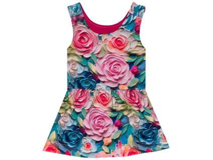 Laclové šatičky - Kytičky - skladem