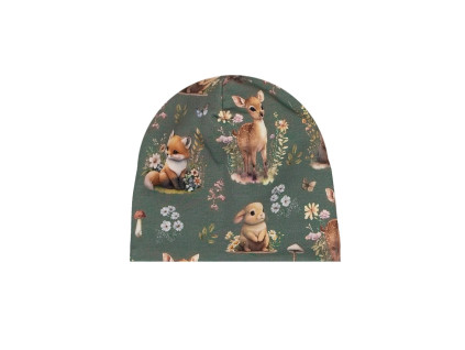 Čepice - Lesní zvířátka