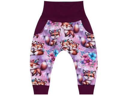 Tepláčky Baggy - Lištičky