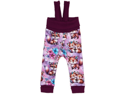 Tepláčky s traky - Lištičky