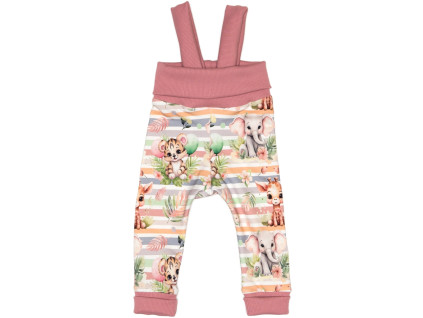 Tepláčky s traky - Zvířátka na proužku