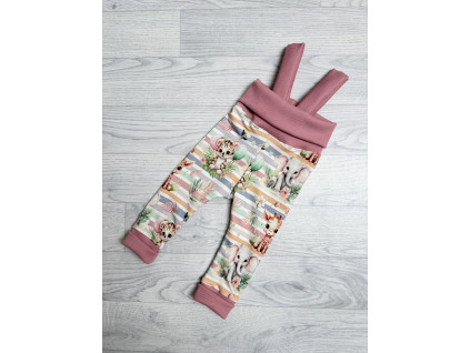 Tepláčky s traky - Zvířátka na proužku