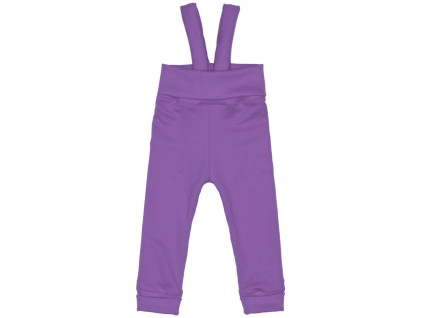 Tepláčky s traky Basic - Fialové