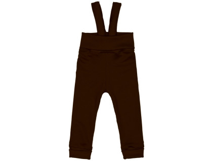 Tepláčky s traky Basic - Čokoládové