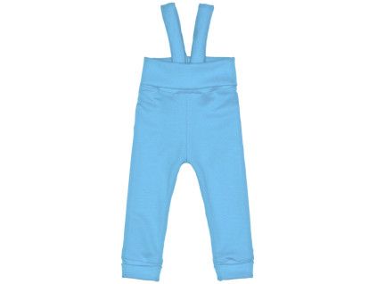 Tepláčky s traky Basic - Světle modré (Velikost 98)