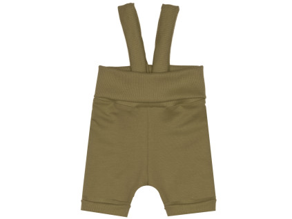Kraťasy s traky Basic - olivová