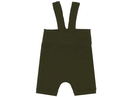 Kraťasy s traky Basic - khaki (Velikost 98)