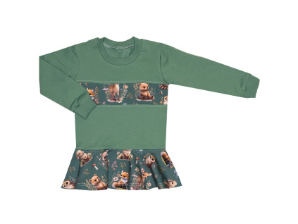 Mikinošaty bez kapuce Lesní zvířátka