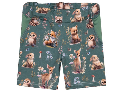 Kraťasy Bermudy - Lesní zvířátka