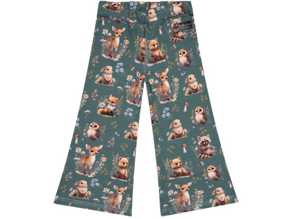 Zvonové kalhoty - Lesní zvířátka